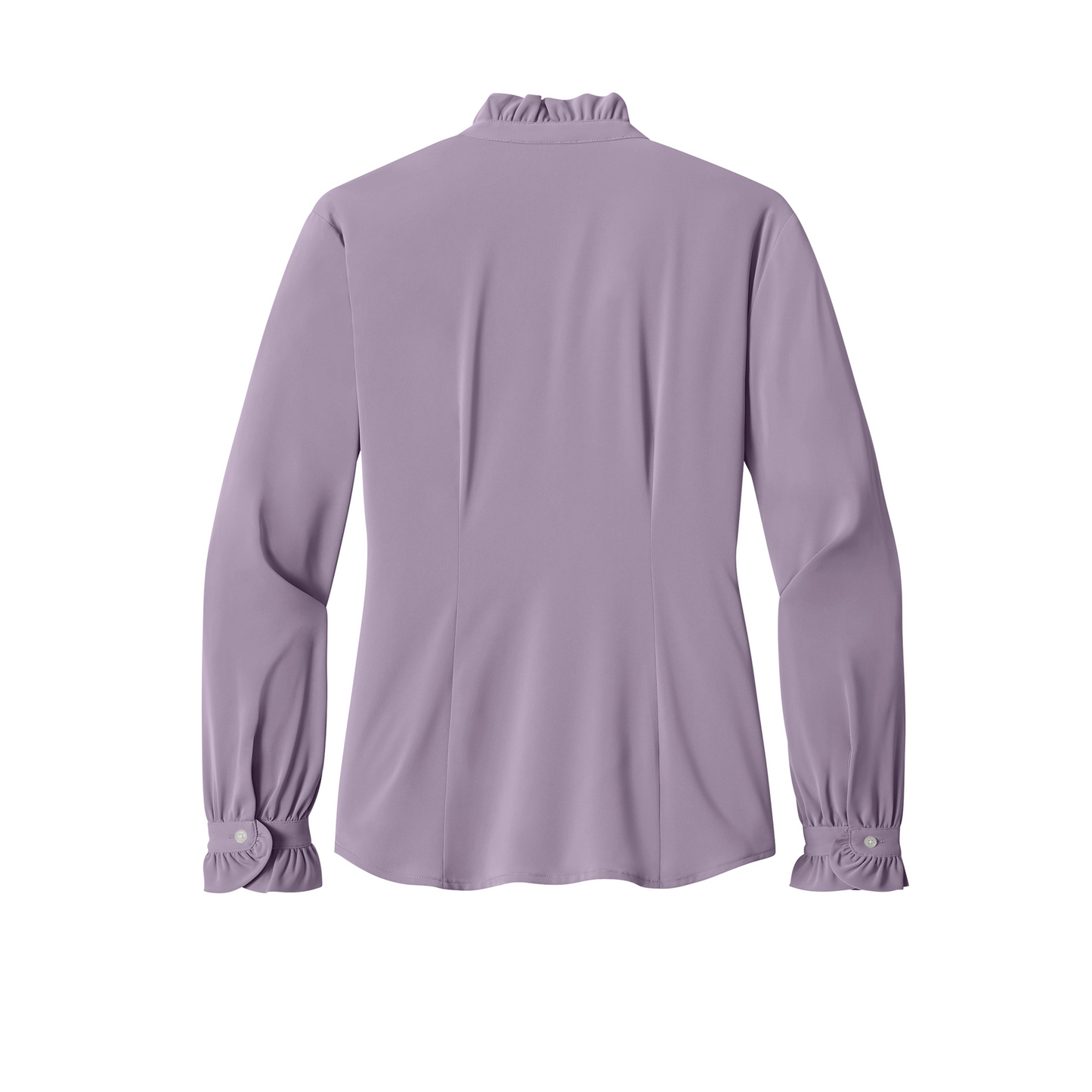 WOMEN'S Brooks Brothers® Long Sleeve Ruffle Collar Blouse - BB18011 - AO