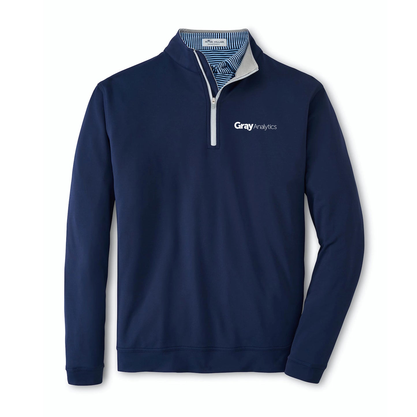 MEN'S Peter Millar Perth Stretch Loop Terry Quarter-Zip - LS - ME0EK40