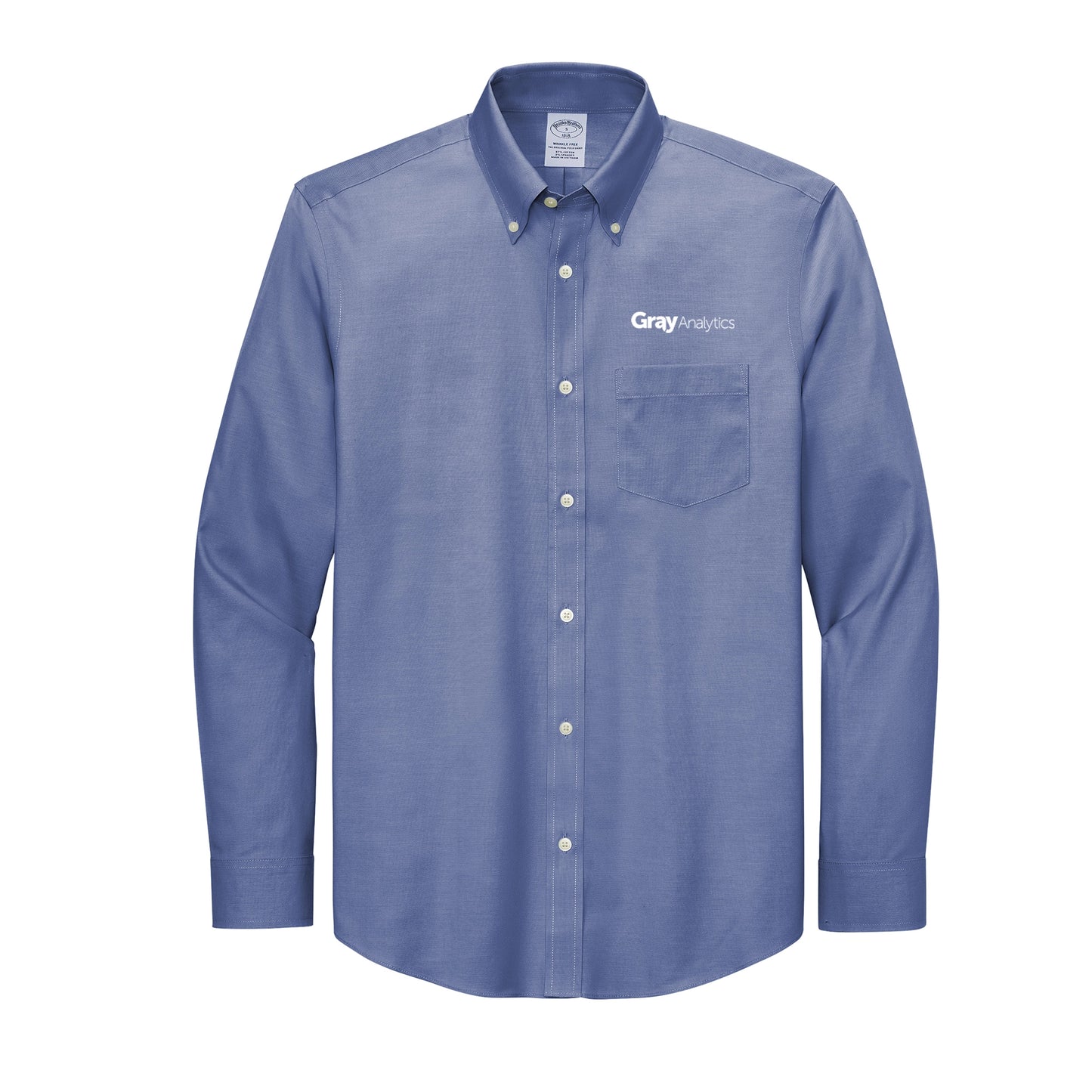 MEN'S Brooks Brothers® Wrinkle-Free Stretch Pinpoint Shirt - BB18000 - AO