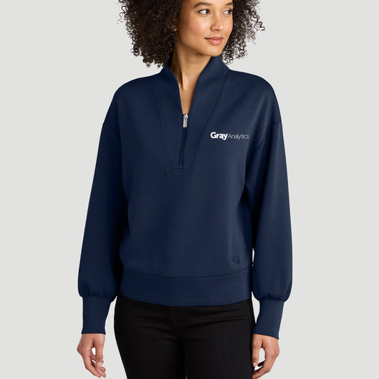 WOMEN'S OGIO® Transcend Quarter-Zip - LS - 30239