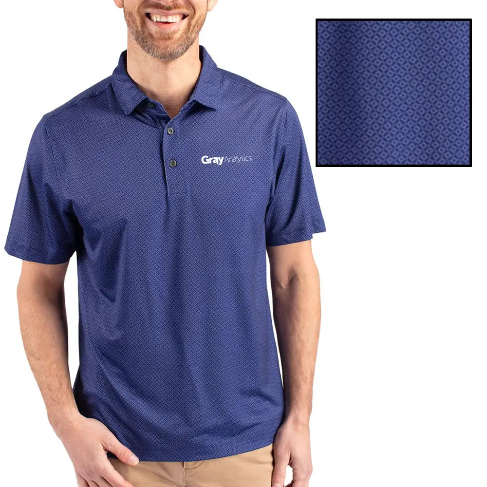 MEN'S Cutter & Buck Pike Eco Tonal Polo TALL - BCK01305 - LS