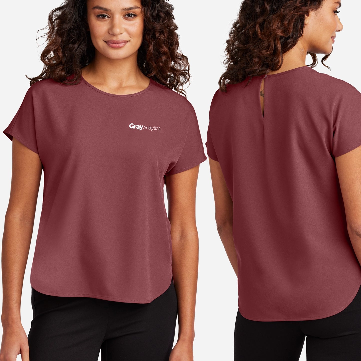 WOMEN'S Mercer + Mettle Stretch Crepe Crew - MM2015 - S26