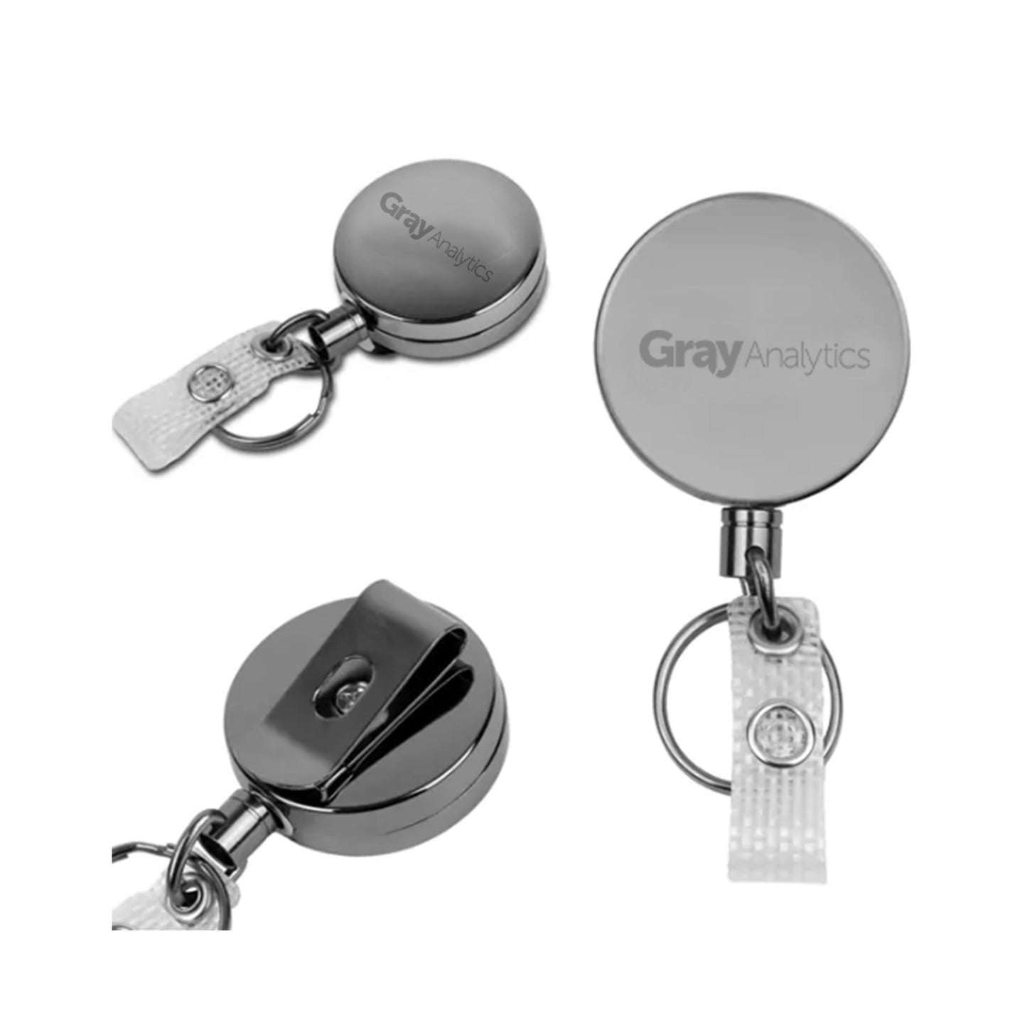 MetalFlex Large Retractable Badge Reel - AO