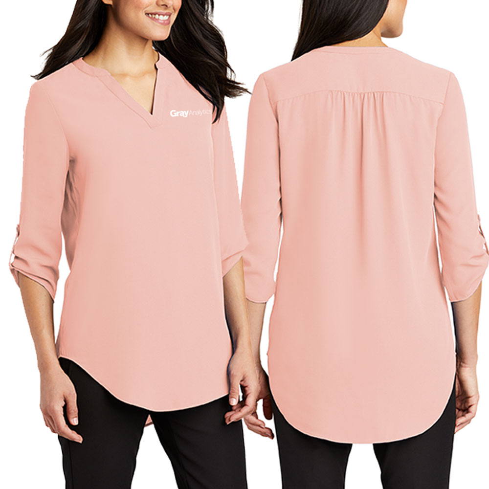 WOMEN'S Port Authority 3/4-Sleeve Tunic Blouse - LW701 - LS